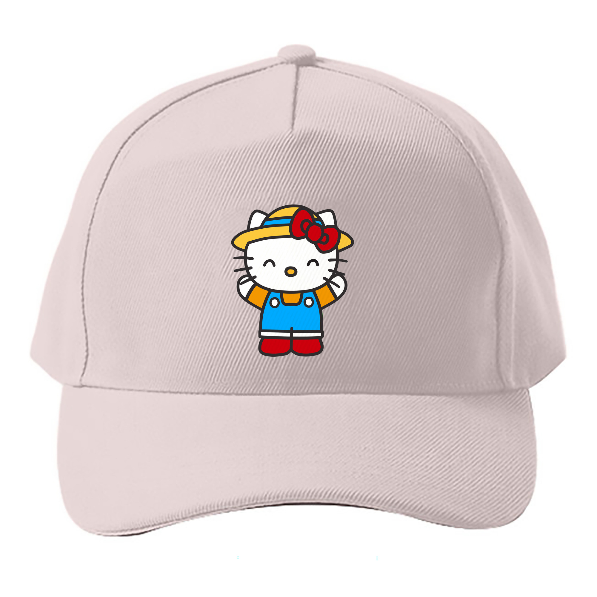 （画像用） Hello Kitty ハローキティ ベースボールキャップ 綿100％ 男女兼用 帽子 スポーツ